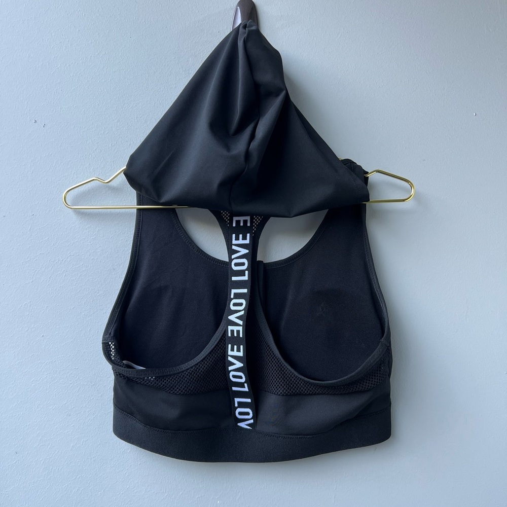 Beautiful hooded sports bra